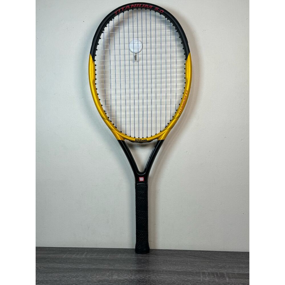 Wilson Hammer 5.0 Titanium Grip Size 4 3/8 No. 3 Tennis Racket USED